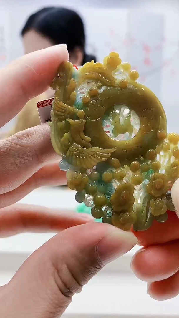 未镶嵌定制翡翠4852ty-毛货挂件10