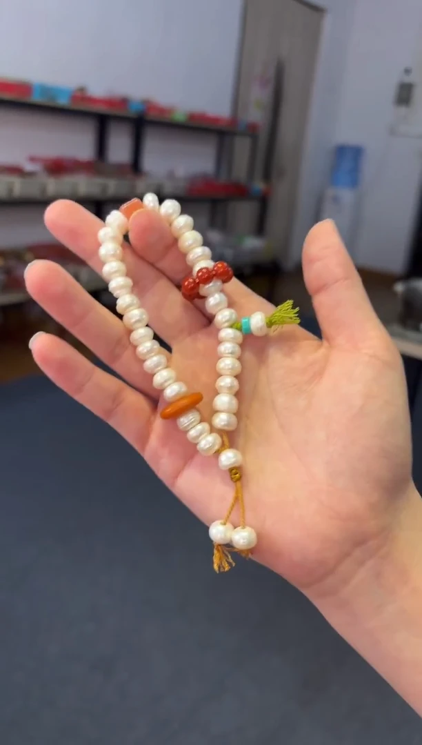 手链蜜蜡未镶嵌蜜蜡淡水珍珠【诸事顺利】