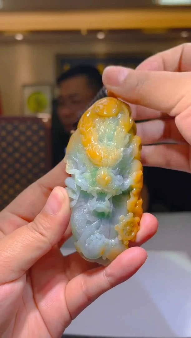 未镶嵌定制翡翠20/1022/L/发其一件/龙