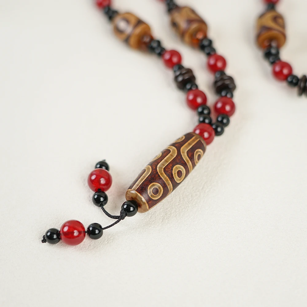 保真天然 天珠项链16*14mm-MN378