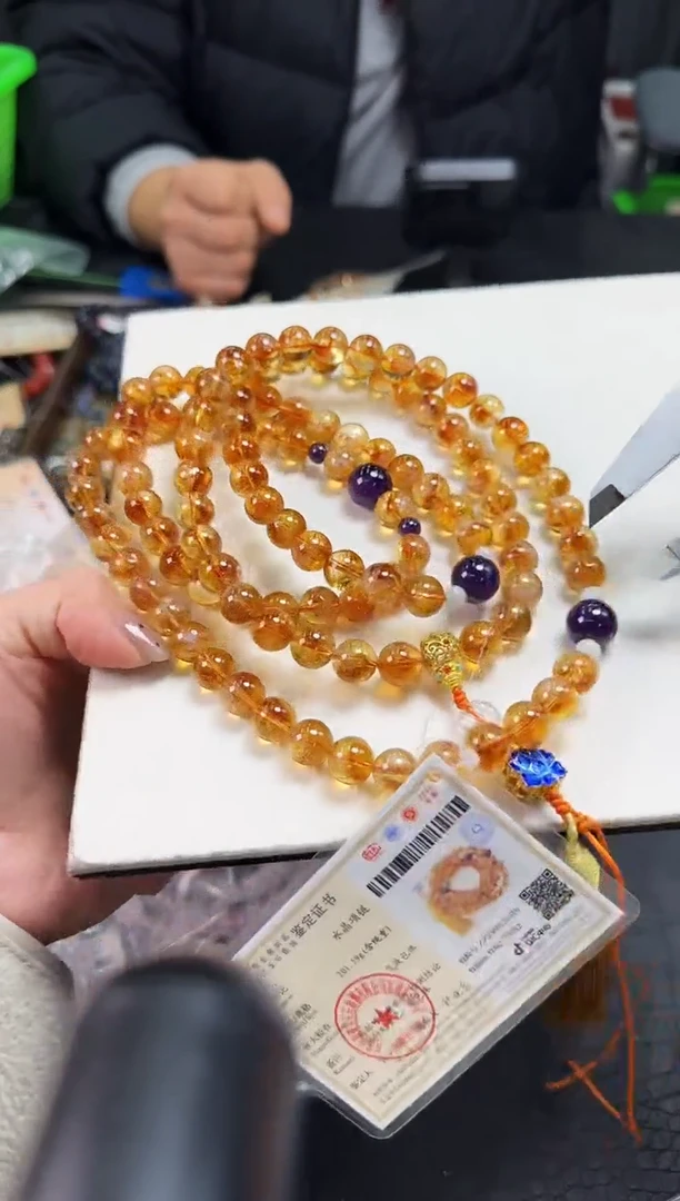 未镶嵌手串水晶856