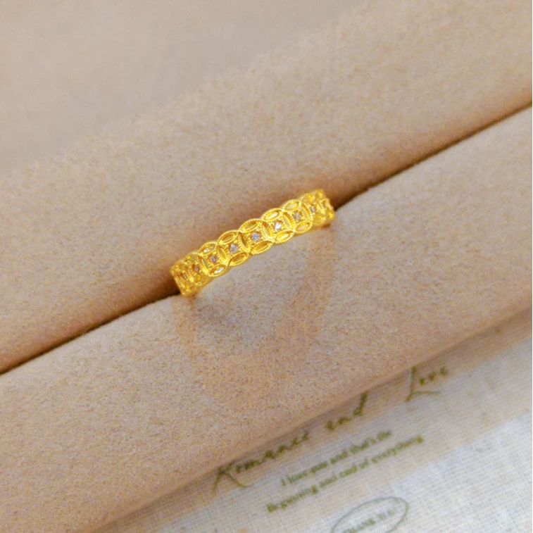 【付付专享】足金999 钱多多戒指 6D工艺 双12大促圣诞节