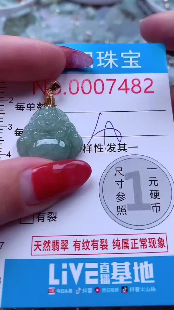 颈饰未镶嵌翡翠7482