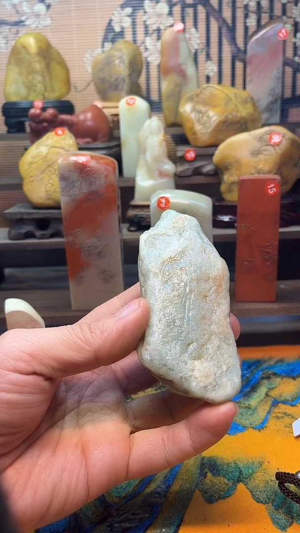 寿山石印石往****）寿山石原石原材料