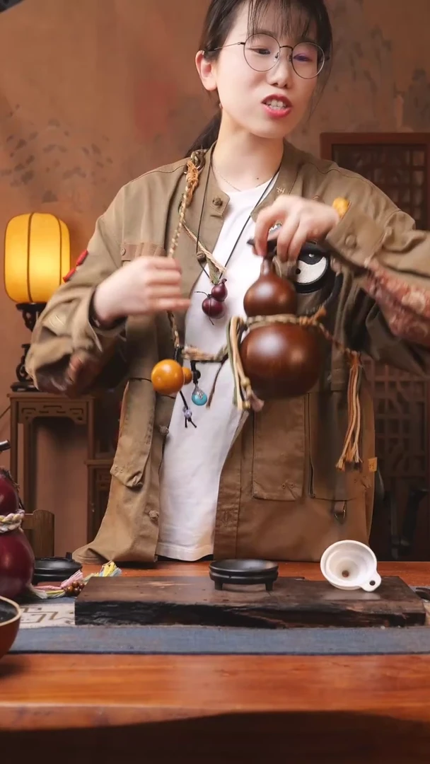 【闪购商品】218号精品大漆葫芦防腐防渗装水茶酒