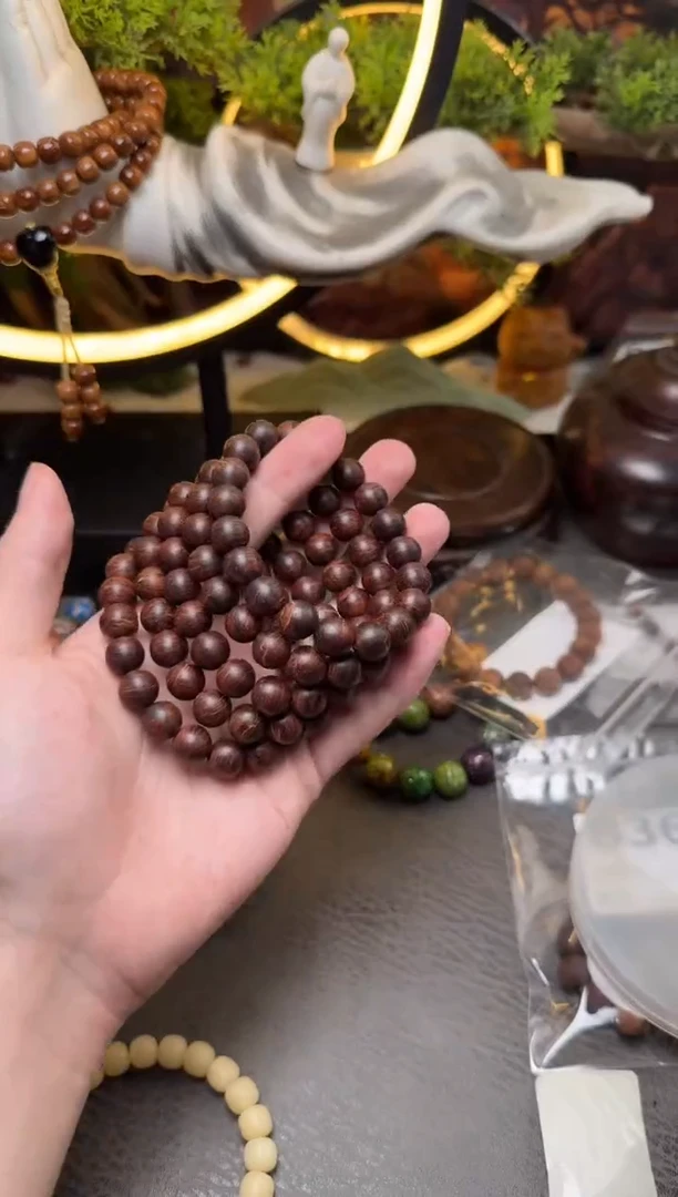 降真香手串/手链A513降真香黄金甲1.0圆珠
