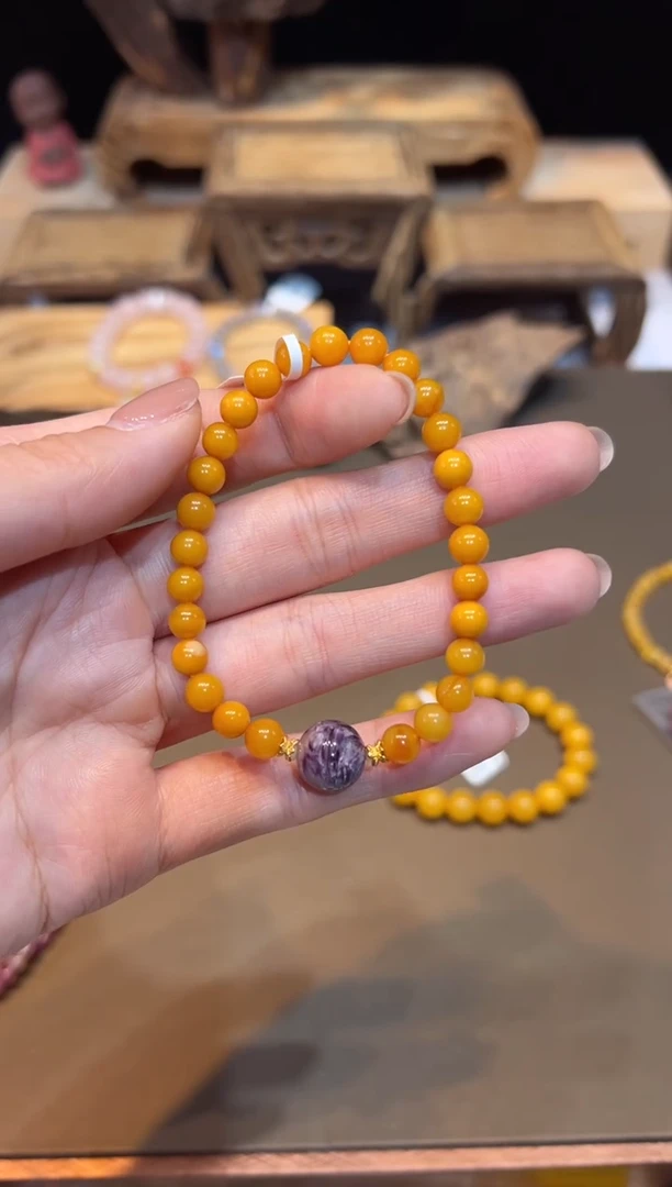 手饰琥珀未镶嵌手饰@@E6813