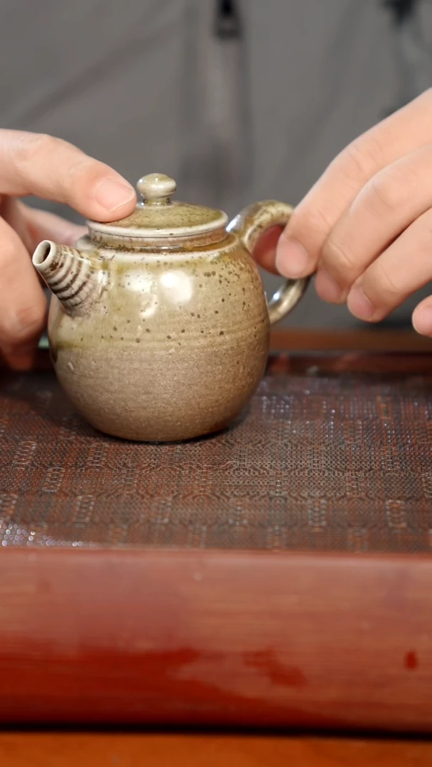 陶瓷奢瓷/瑞寅柴烧茶器（壶）100微瑕