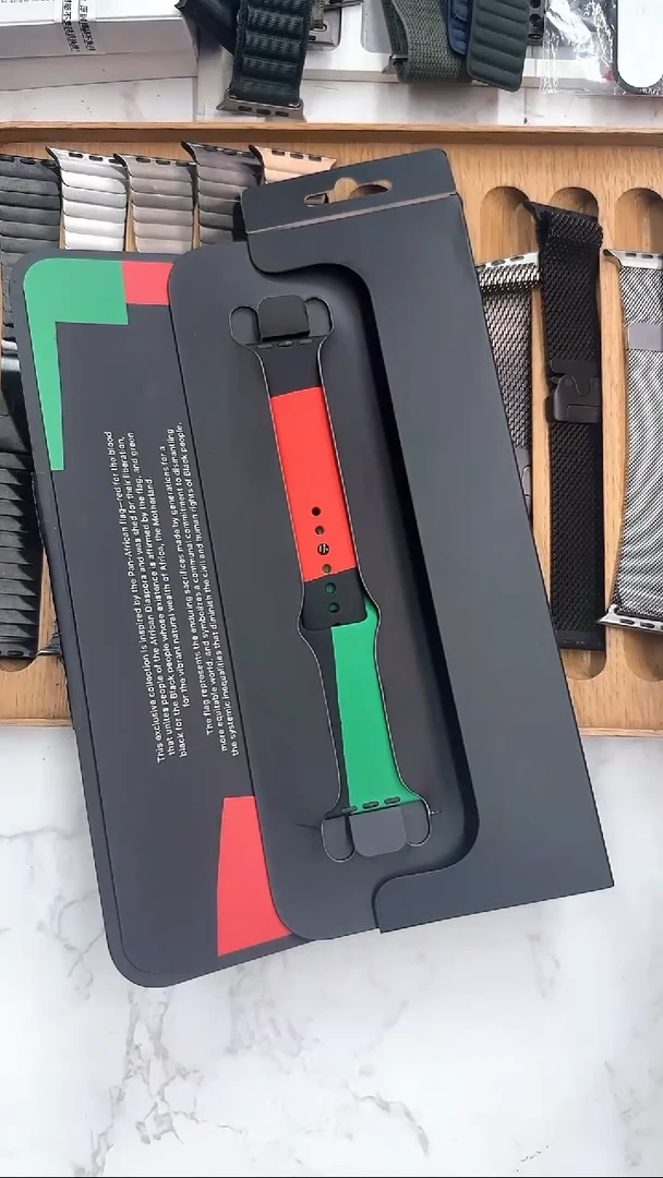 准新品大表盘 团结之光 黑人月硅胶