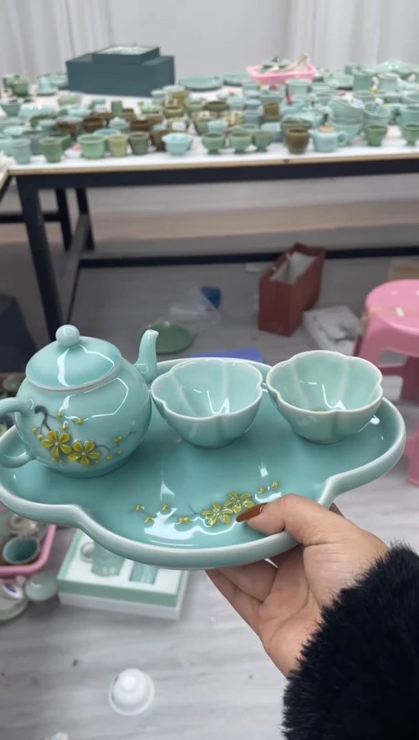 瓷特价福利 微瑕 慧仙青瓷