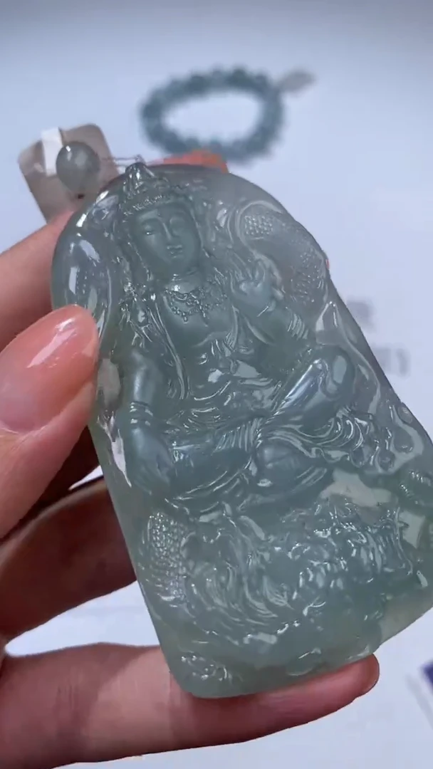 翡翠未镶嵌颈饰306028
