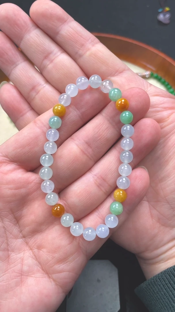 未镶嵌翡翠手串多宝手串/杜