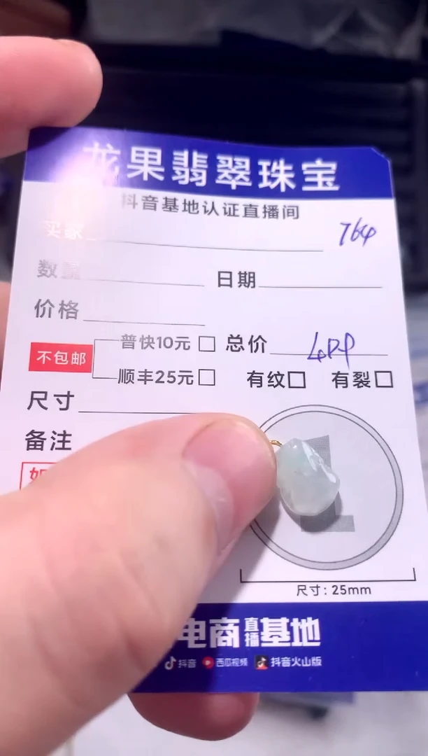 颈饰未镶嵌翡翠冰貔貅小提溜764