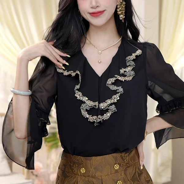 【现货福利】上衣衬衫优雅气质OHSHH04154