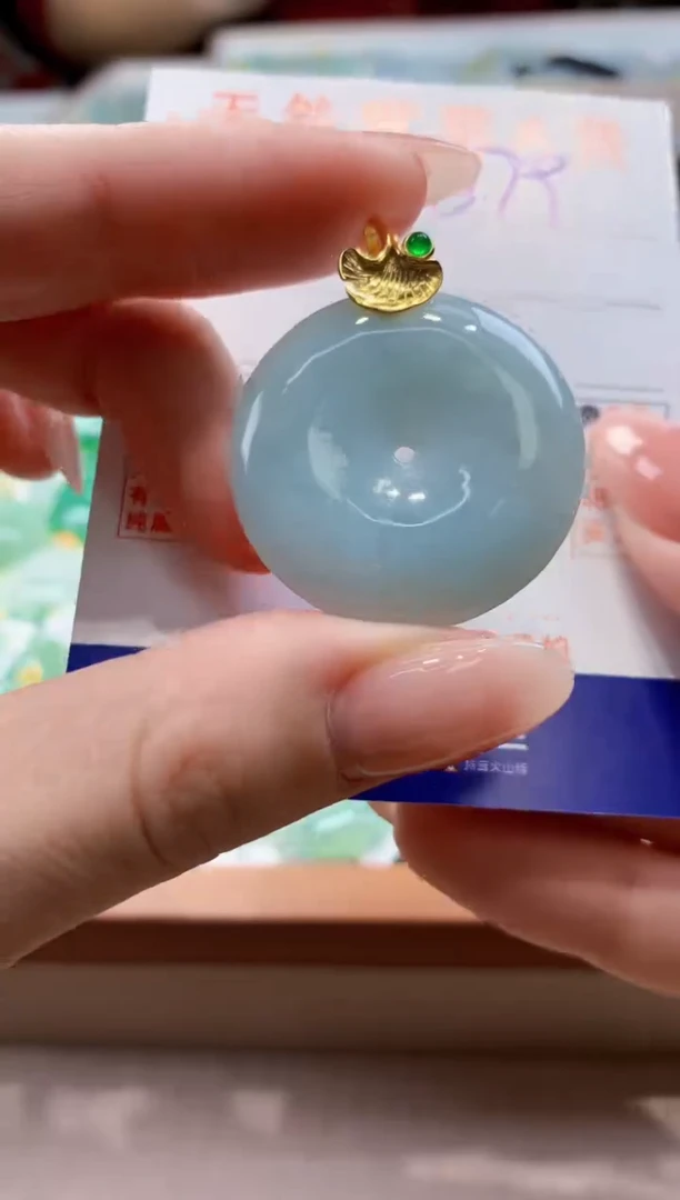 颈饰未镶嵌翡翠天然缅甸a货翡翠