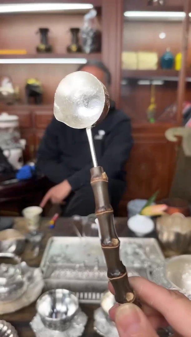 足银精工手工银勺