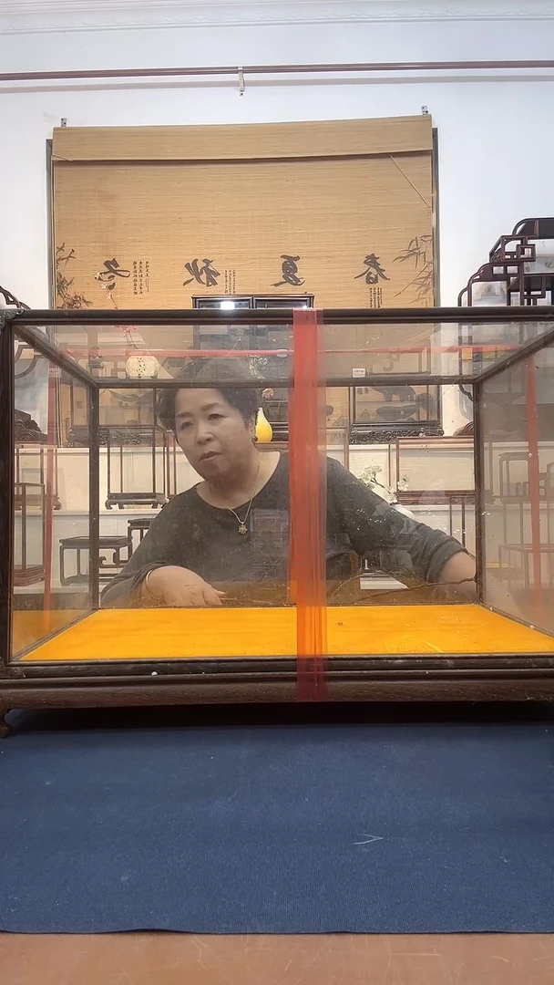 鸡翅木木头款豪****6玻璃罩178