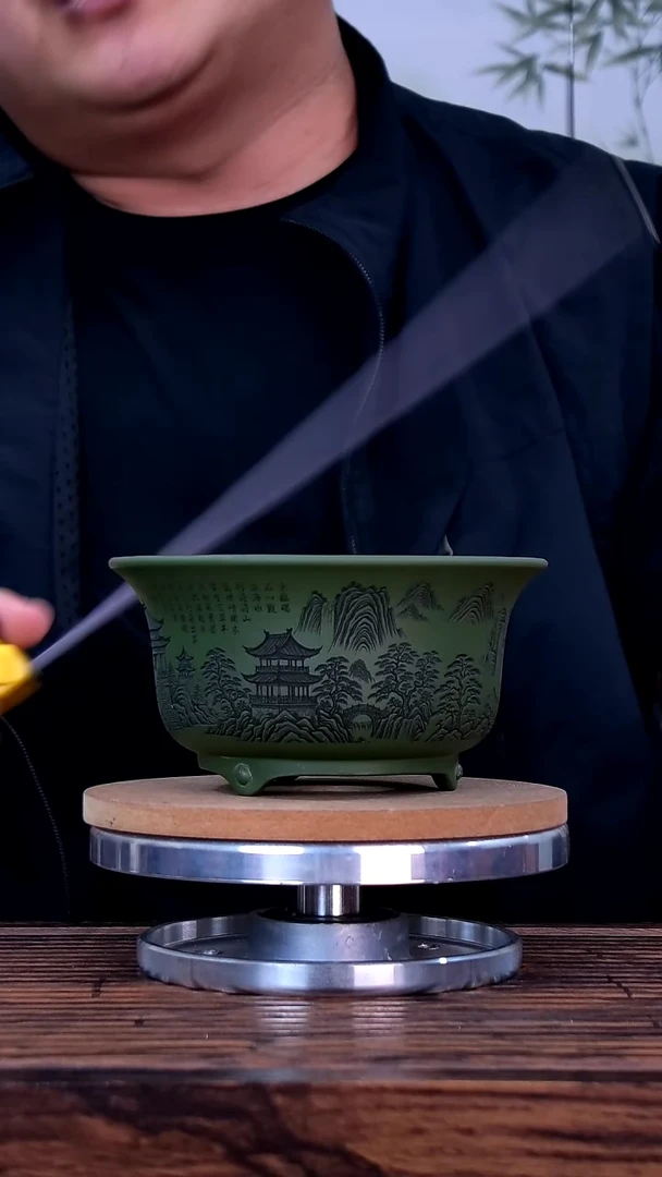 紫砂花盆紫砂花盆内口12-6