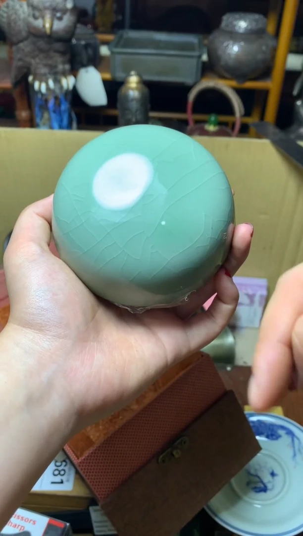 紫砂盖碗瓷器默认微瑕瓷器