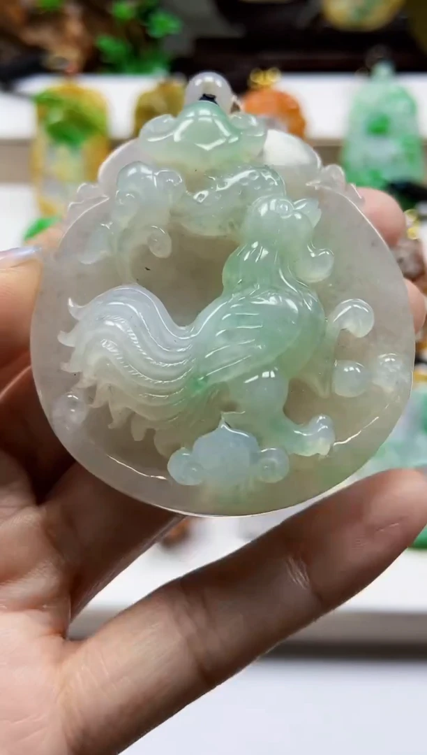 颈饰未镶嵌翡翠翡翠A货