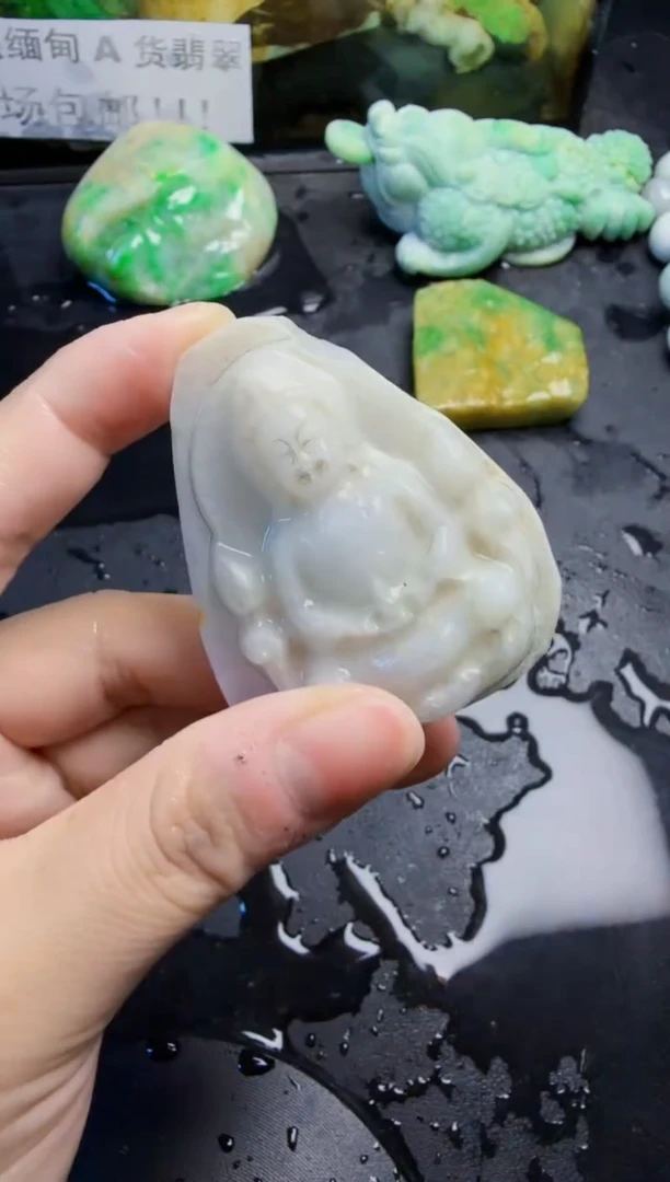 未镶嵌挂件翡翠天然翡翠056