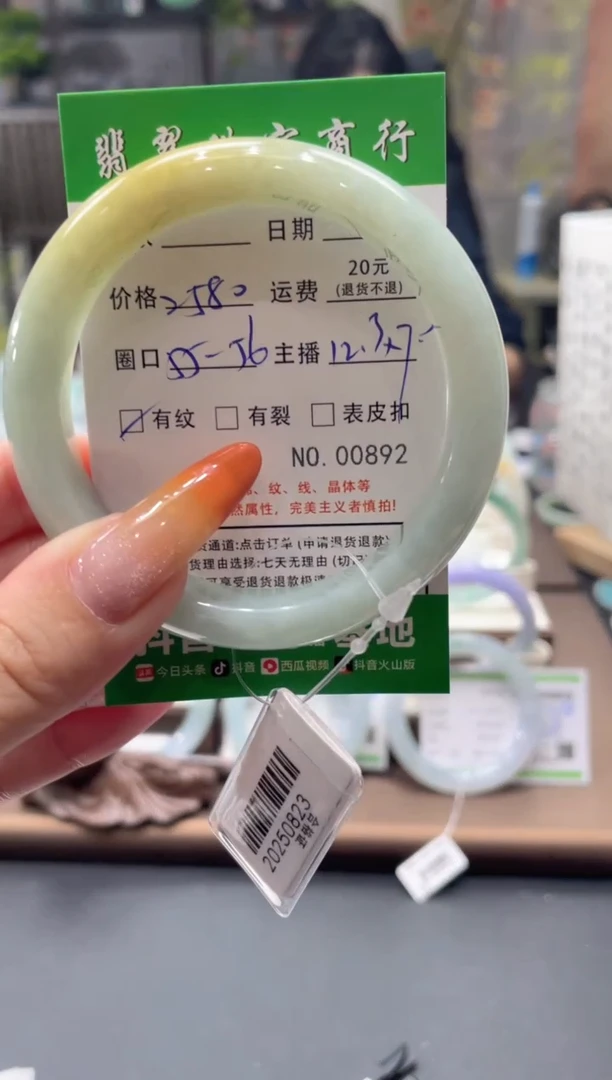 未镶嵌手镯翡翠00892****