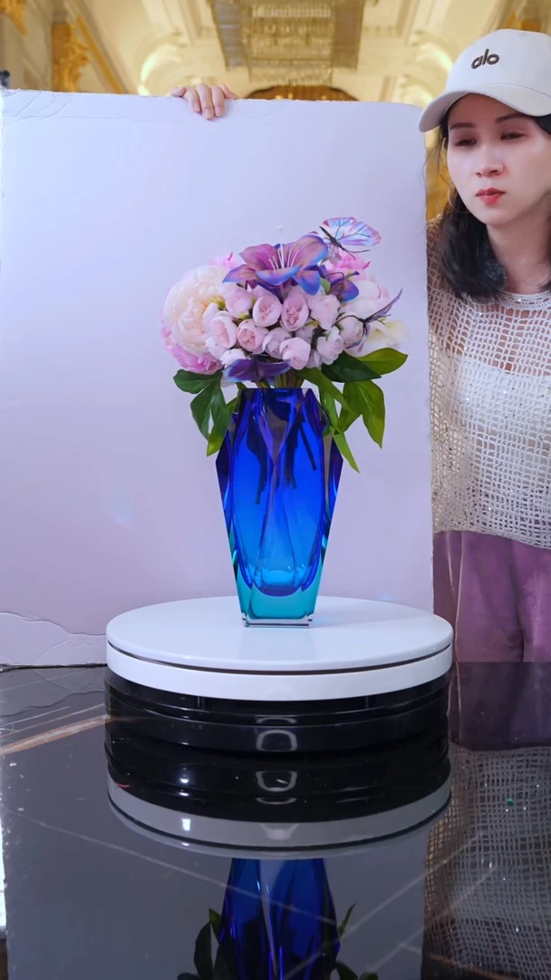 琉璃AJ03415金马艺术花器