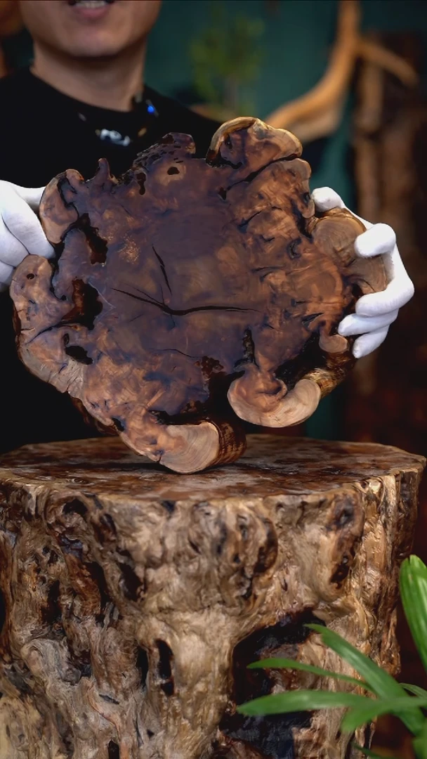 木雷击枣木底座