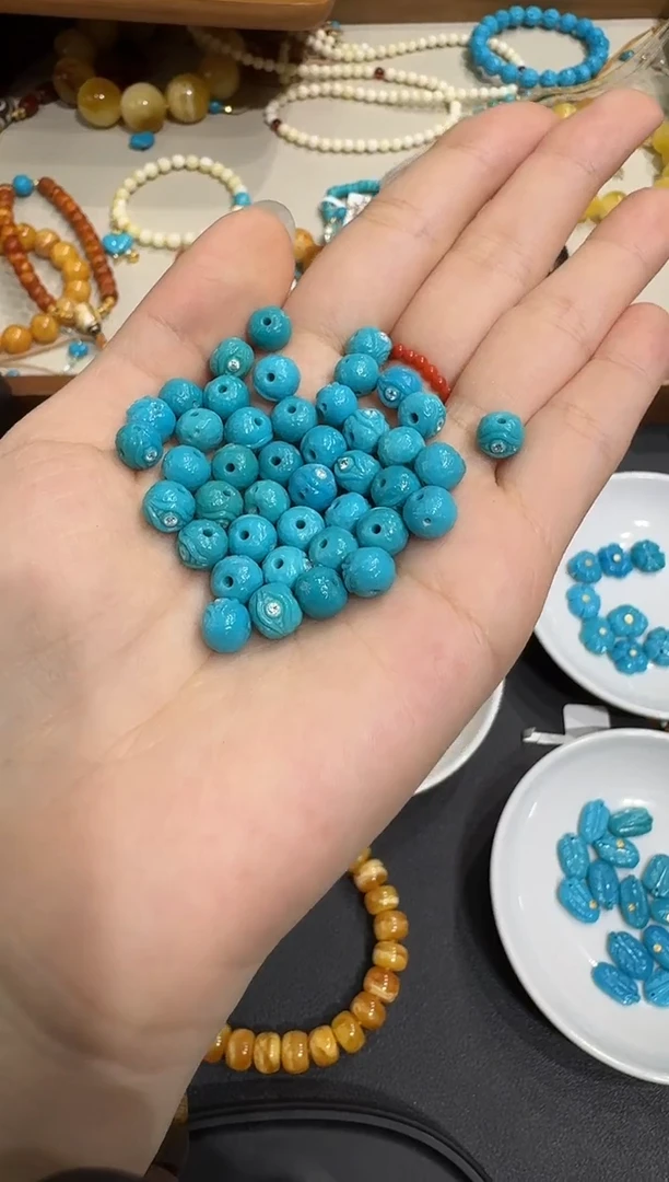 未镶嵌绿松石饰品X1119-1195-15多样性一件