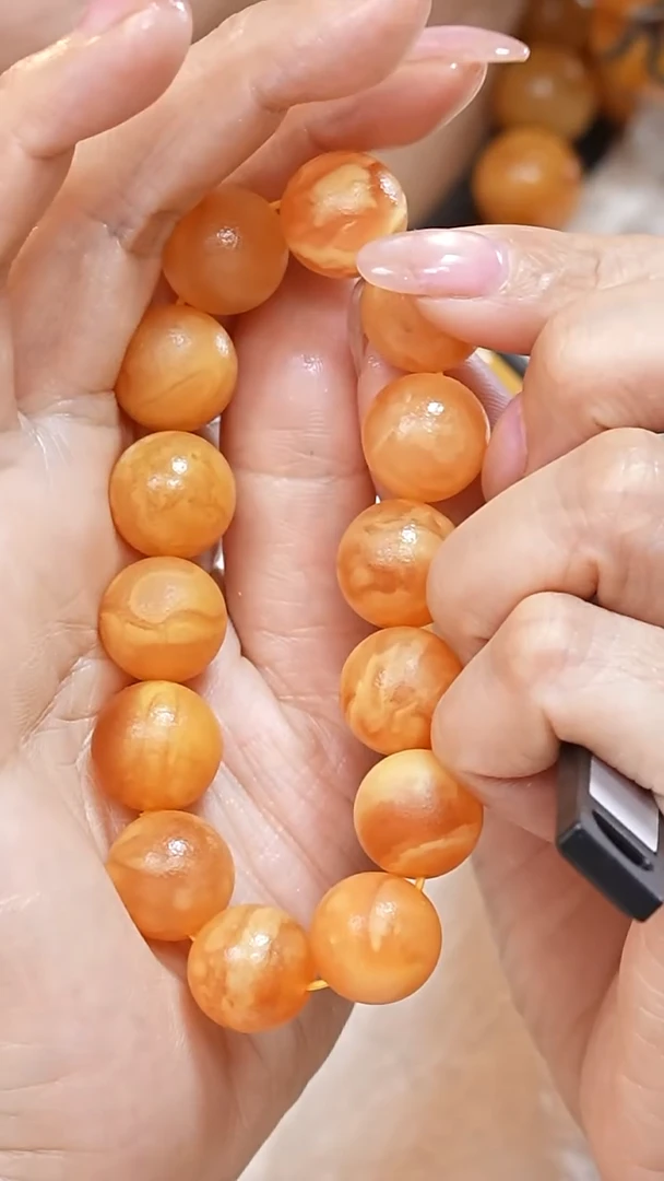 蜜蜡颈饰未镶嵌4446天然蜜蜡珠宝奇石云端妖孽全部保真