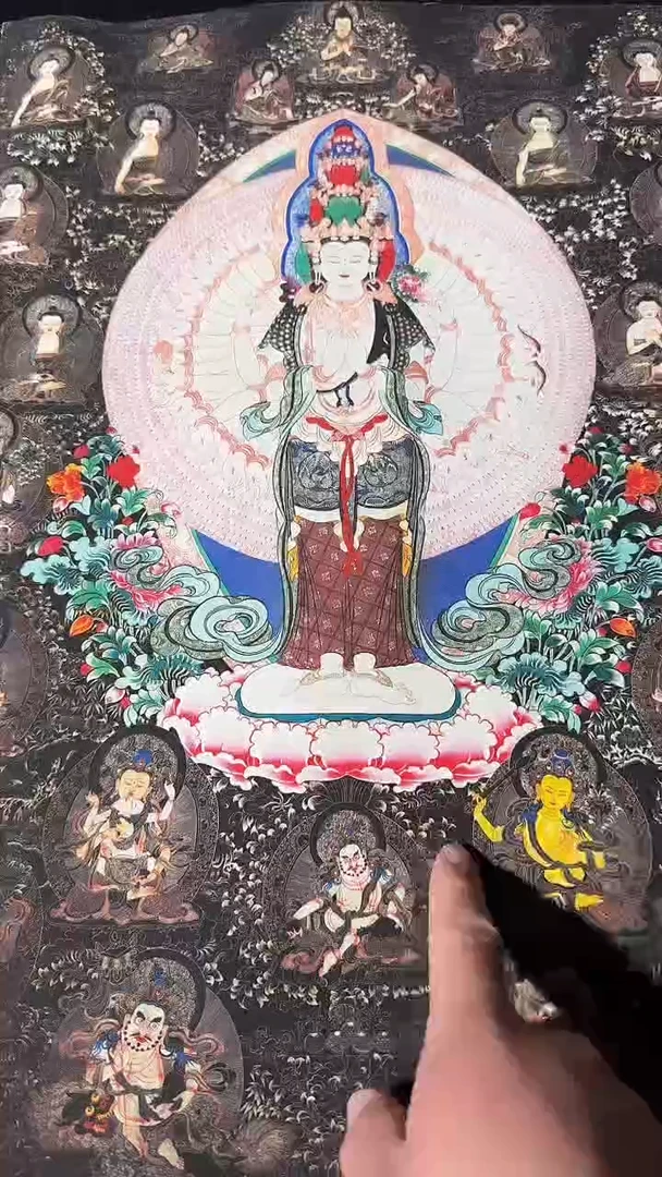 卷轴画藏式珍藏彩绘艺术馆6518