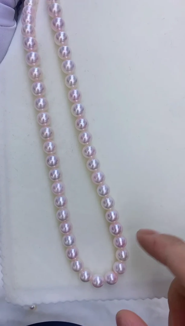 未镶嵌DA海水珍珠 GD115 7.5-8 串链