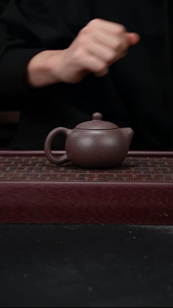 茶壶紫砂金凤 桃花泥 西施