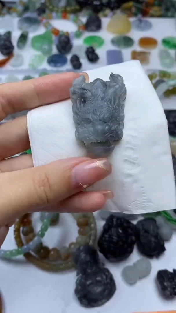 未镶嵌定制翡翠毛货定制不退不换