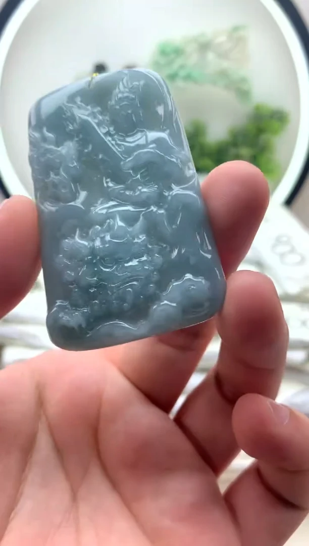 颈饰未镶嵌翡翠文殊