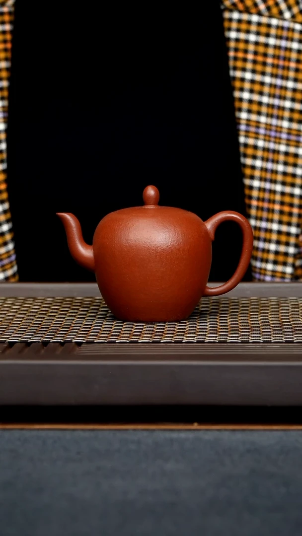 茶壶朱泥美人肩原矿零添加小煤窑生砂朱泥全手工制作220毫升