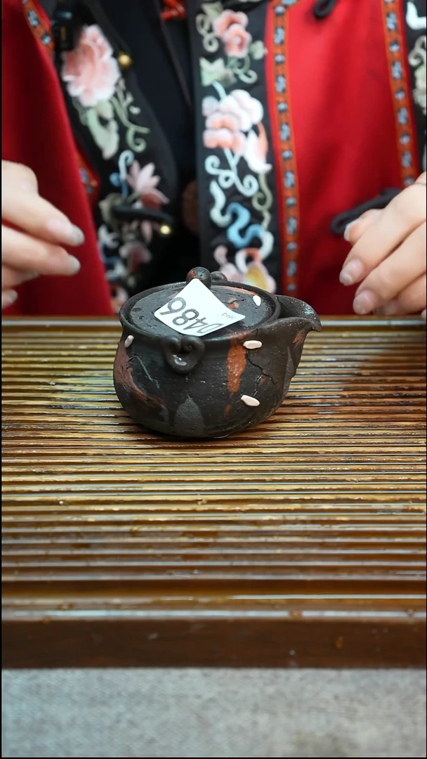 万古烧粗陶手工手作茶具