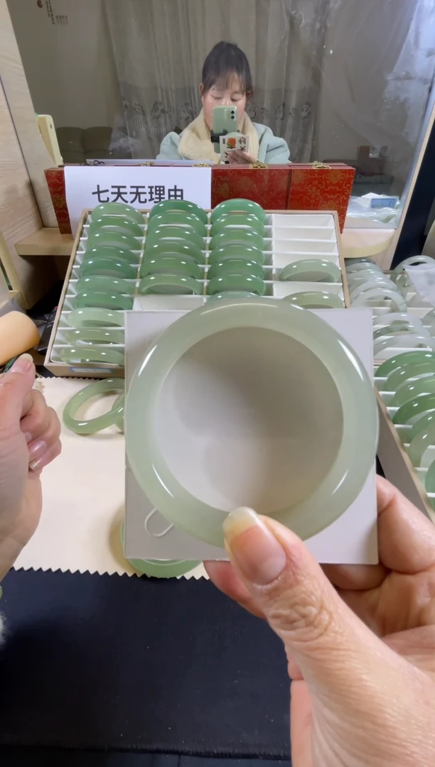 未镶嵌手镯东陵石58圈