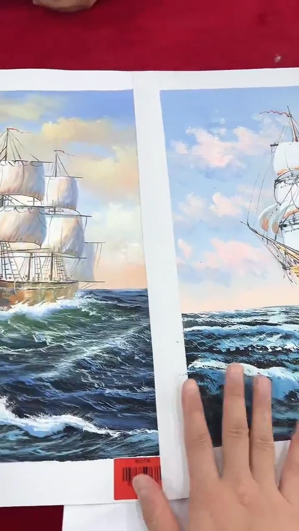 国画杨风顺1pc油画山水（任意一张）