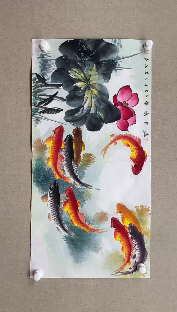 国画100*50 李秀芝李秀芝李秀芝李秀芝