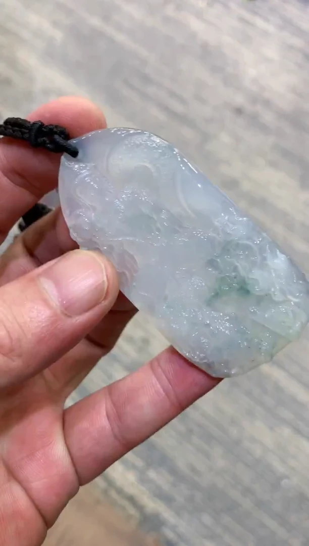 颈饰未镶嵌翡翠天然A货翡翠