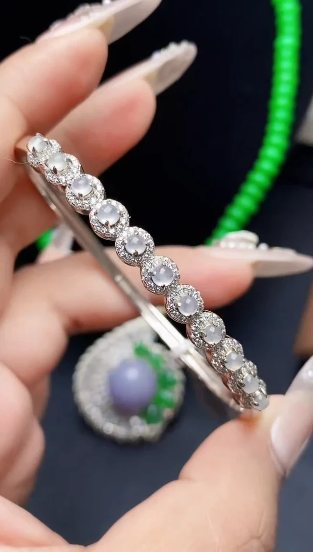 银S925镶嵌戒指翡翠2183