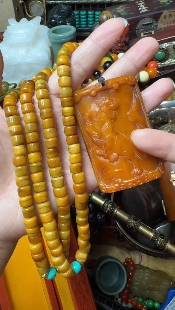 鹿骨吊坠主播推荐：一物一拍，讲解为准！