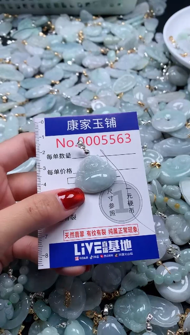 翡翠未镶嵌吊坠(不含链)5563