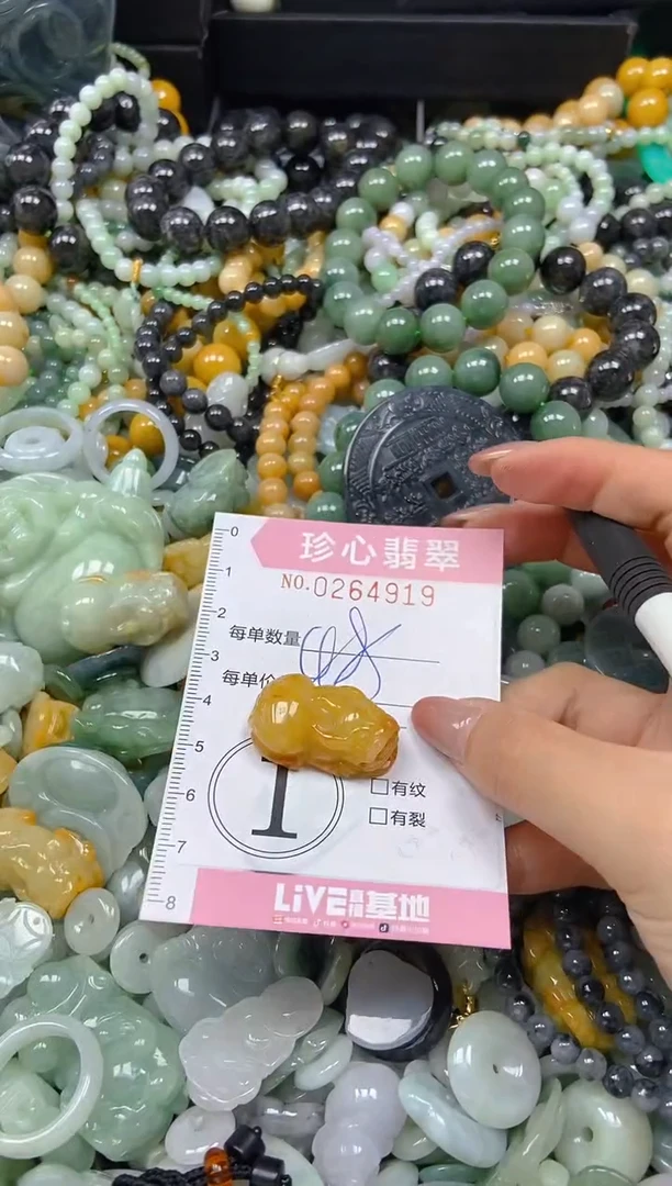 翡翠未镶嵌颈饰闪购0264919
