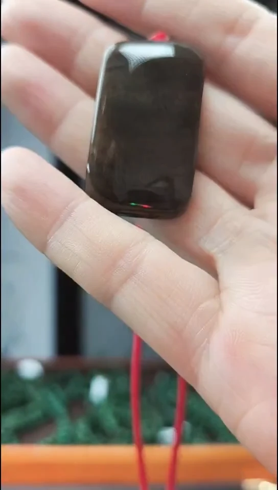 颈饰未镶嵌和田玉36*21*9mm麻糖无事牌