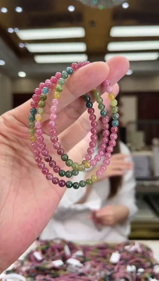 【闪购商品】碧玺/未镶嵌4mm+碧玺多圈10多样性发货