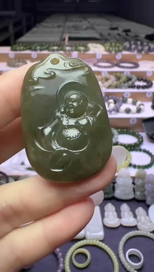 颈饰未镶嵌和田玉10号链接裂