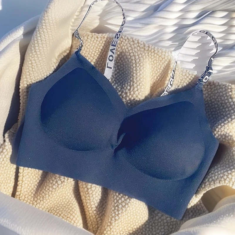 【交叉露背】无痕性感内衣薄款透气