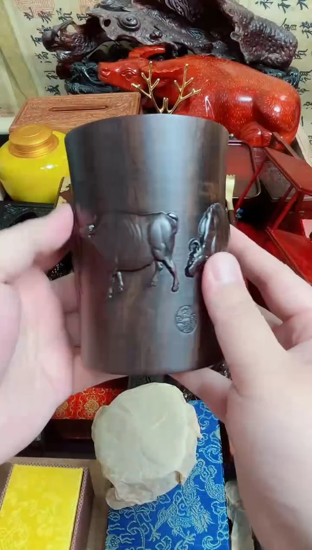 木五牛图笔筒直播推荐直播推荐